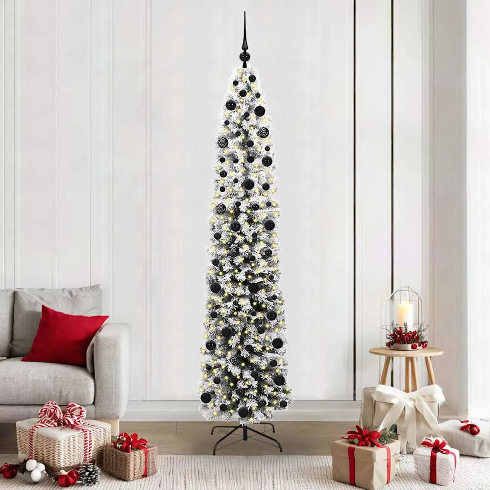 HKH Árvore de Natal Artificial Verde em ço e PVC