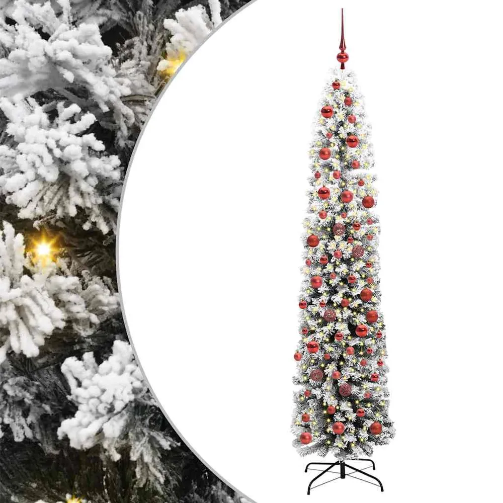 HKH Árvore de Natal Artificial Verde em ço e PVC