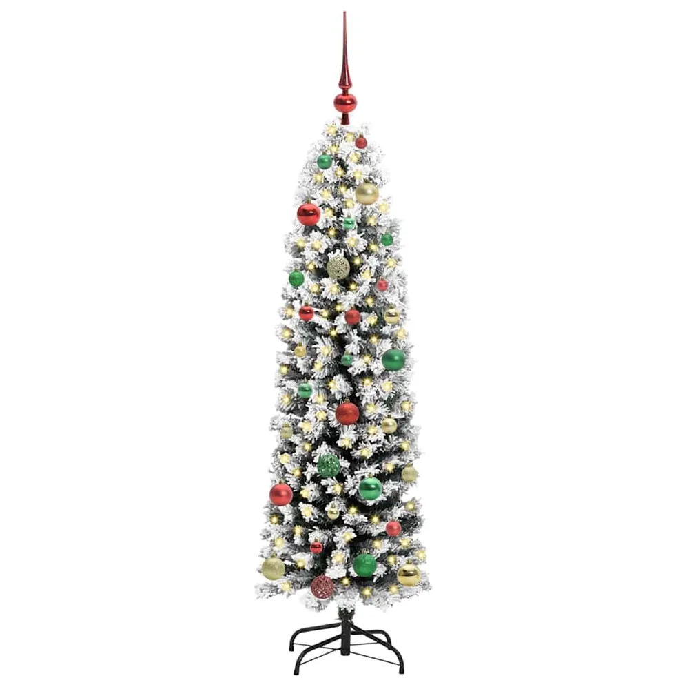 HKH Árvore de Natal Artificial Verde em ço e PVC