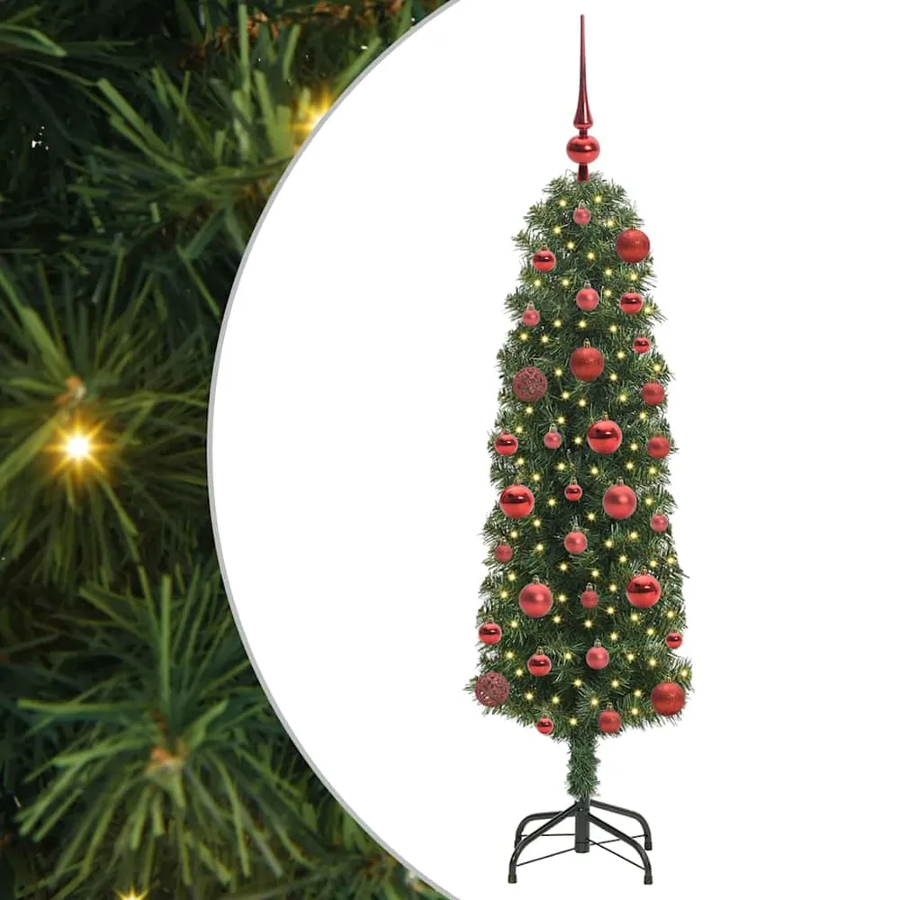 HKH Árvore de Natal Artificial Verde em ço e PVC