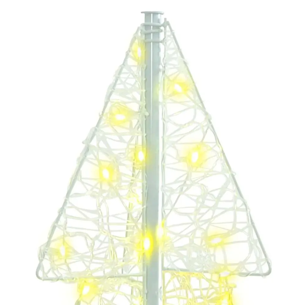 HKH Árvore de Natal com 100 LED em Acrílo - Branco Quente