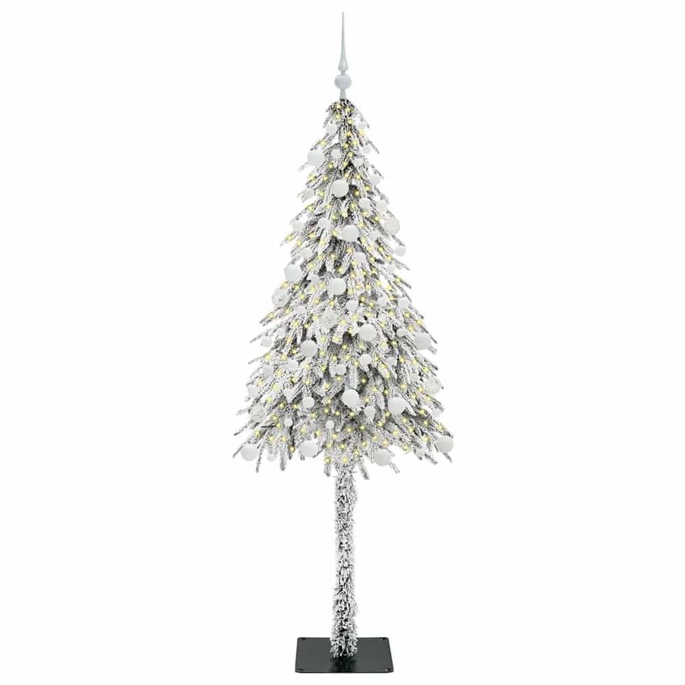 HKH Árvore de Natal com 300 Leds com Suporte Branco em ço e PE