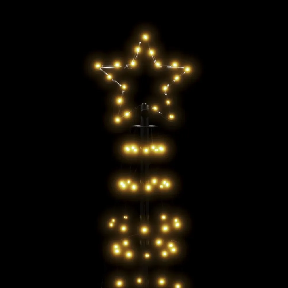 HKH Árvore de Natal LED com Spikes e 570 Leds - Branco Quente
