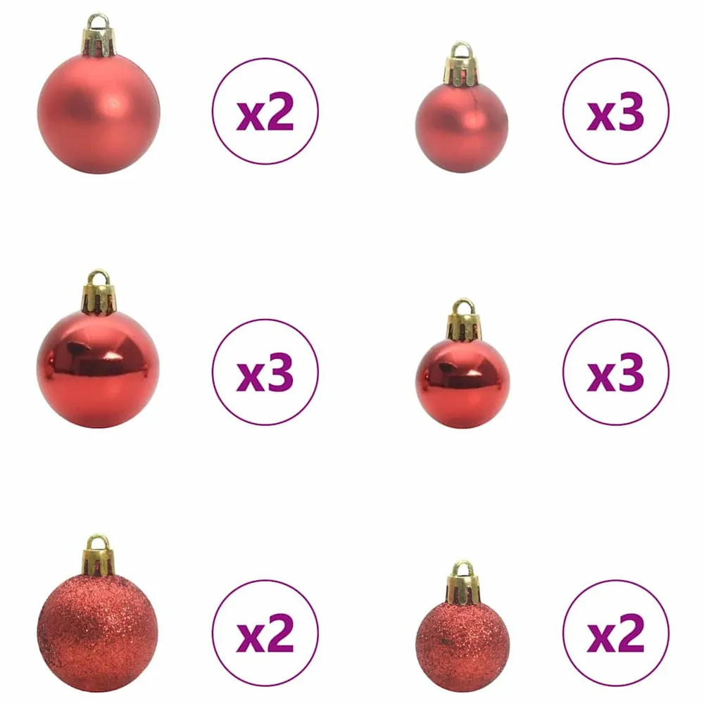 HKH Árvore de Natal Slim com 150 Leds e Branco - Verde