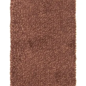 Hochflor Teppich 204 x 70 cm - braun