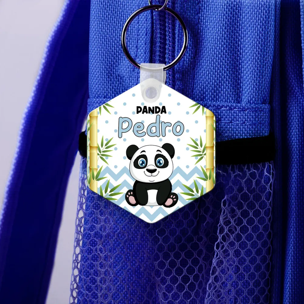 Identificador de Mochila "Cute Panda"