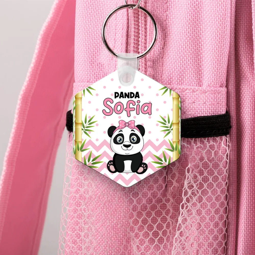 Identificador de Mochila "Cute Panda"
