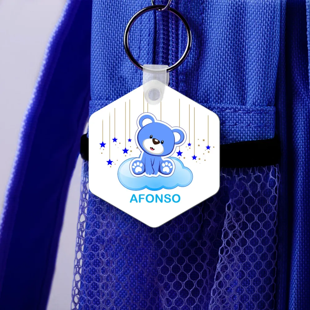 Identificador de Mochila "Ursinho"