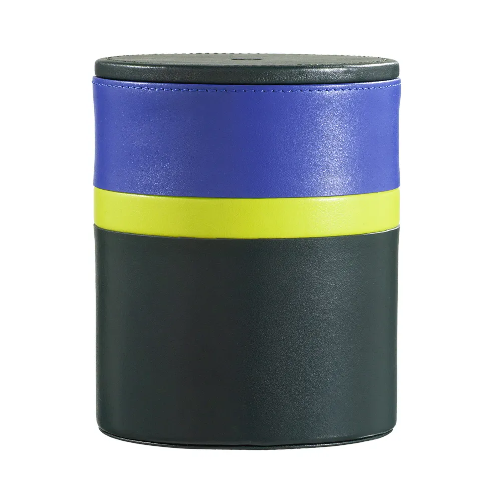 Jarra DUDU Design com tampa para mesa de home office 11x14cm, bandeja de armazenamento multicolorida, esvaziador de bolso...