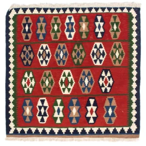 Kelim Fars Teppich 100x98cm