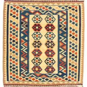 Kelim Fars Teppich 103x100cm