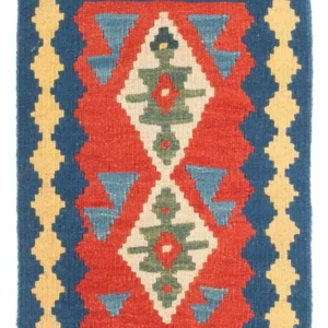 Kelim Fars Teppich 60x40cm