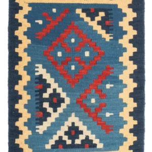 Kelim Fars Teppich 60x40cm
