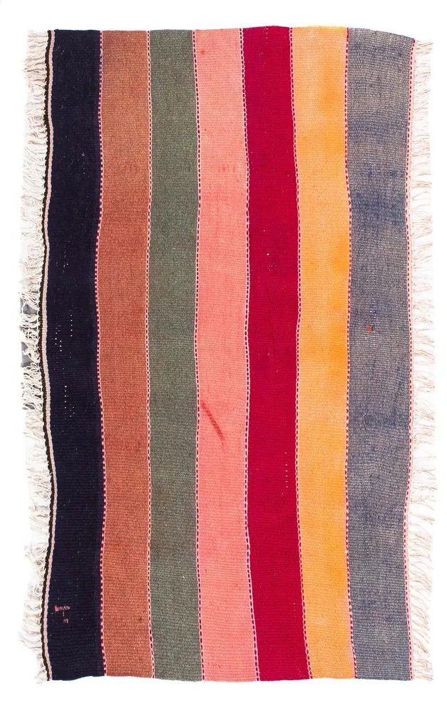Kelim Teppich - Old 110 x 65 cm - mehrfarbig