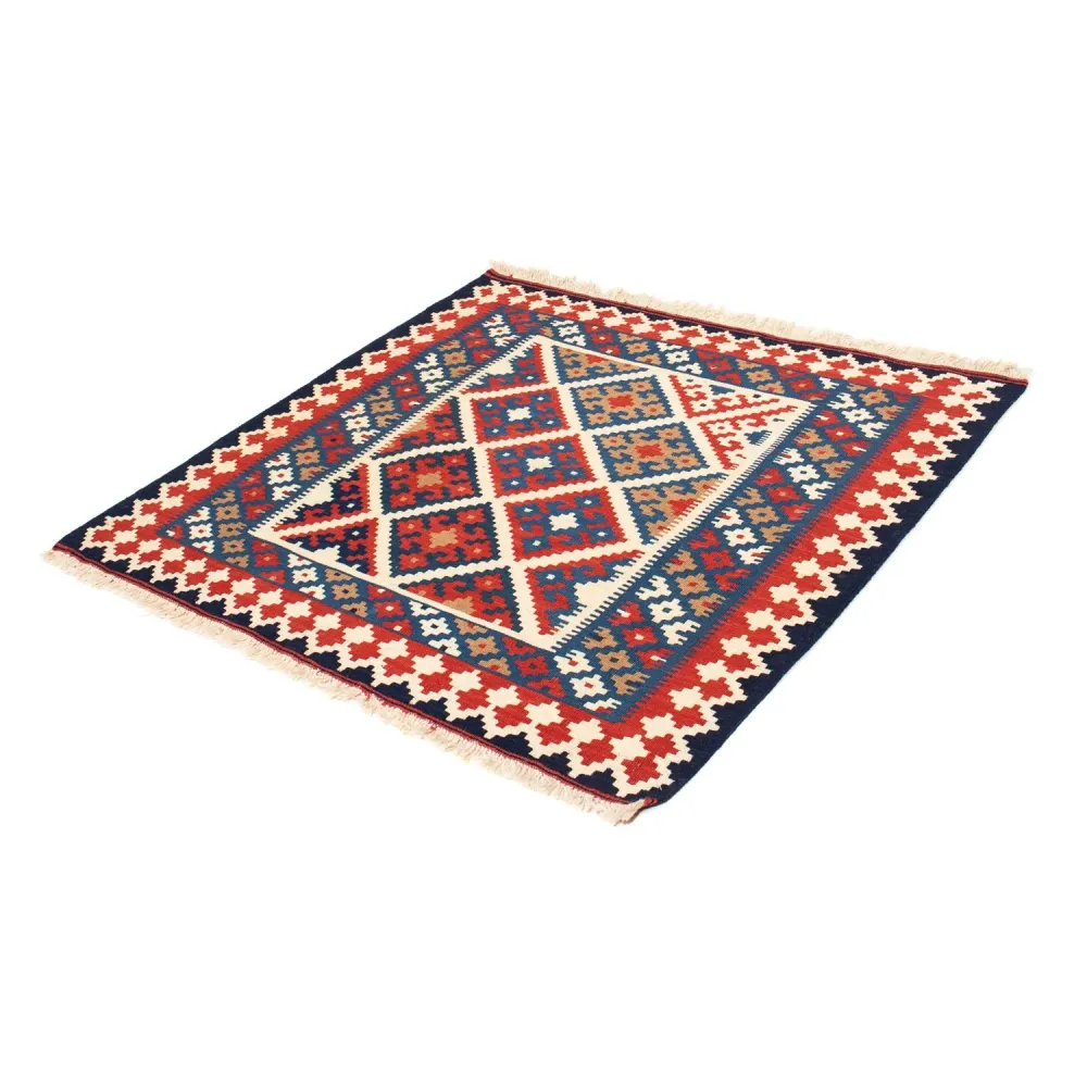 Kelim Teppich - Oriental 103 x 100 cm - mehrfarbig