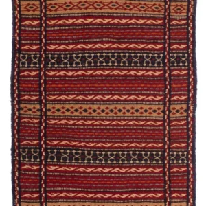 Kelim Teppich - Oriental - 90 x 60 cm - mehrfarbig