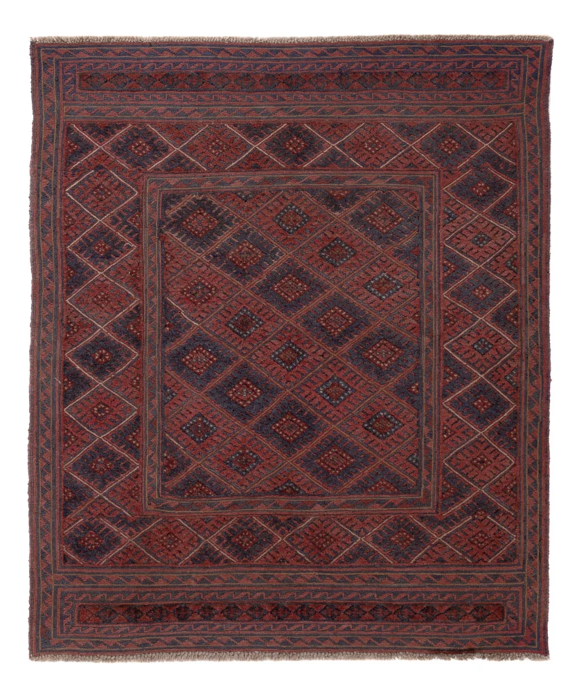Kelim Teppich - Oriental quadratisch - 146 x 126 cm - mehrfarbig