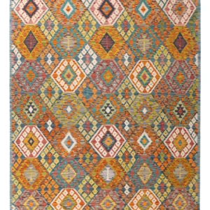 Kelim Teppich - Splash - 236 x 193 cm - bunt