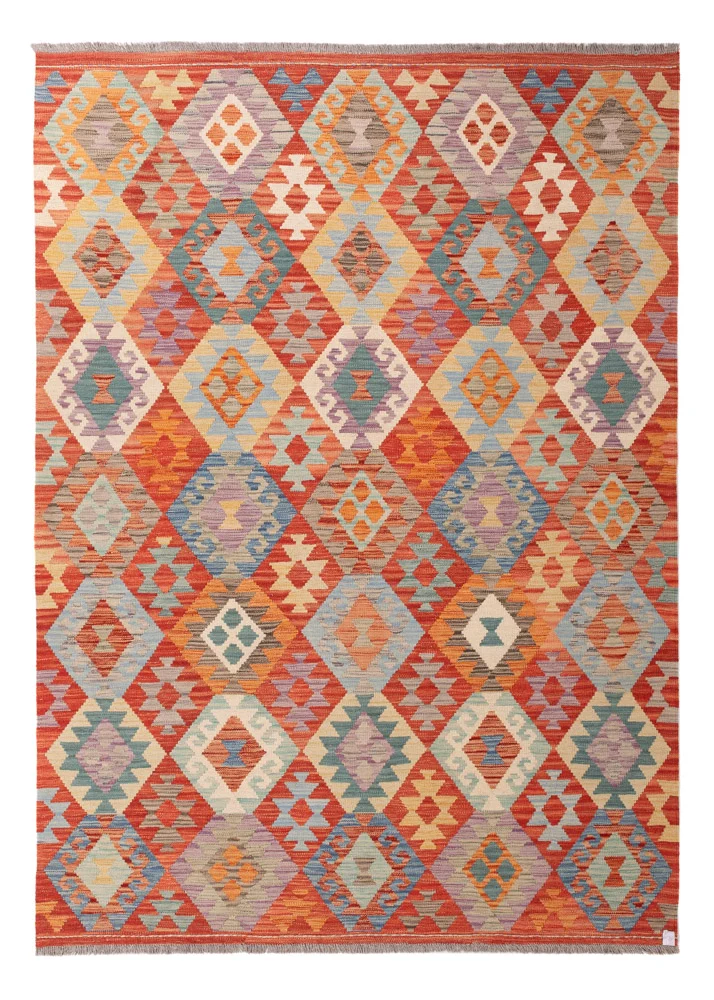 Kelim Teppich - Splash - 237 x 174 cm - bunt