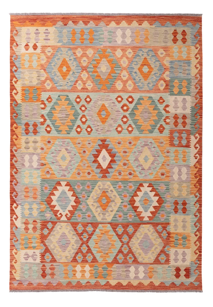 Kelim Teppich - Splash - 239 x 170 cm - bunt