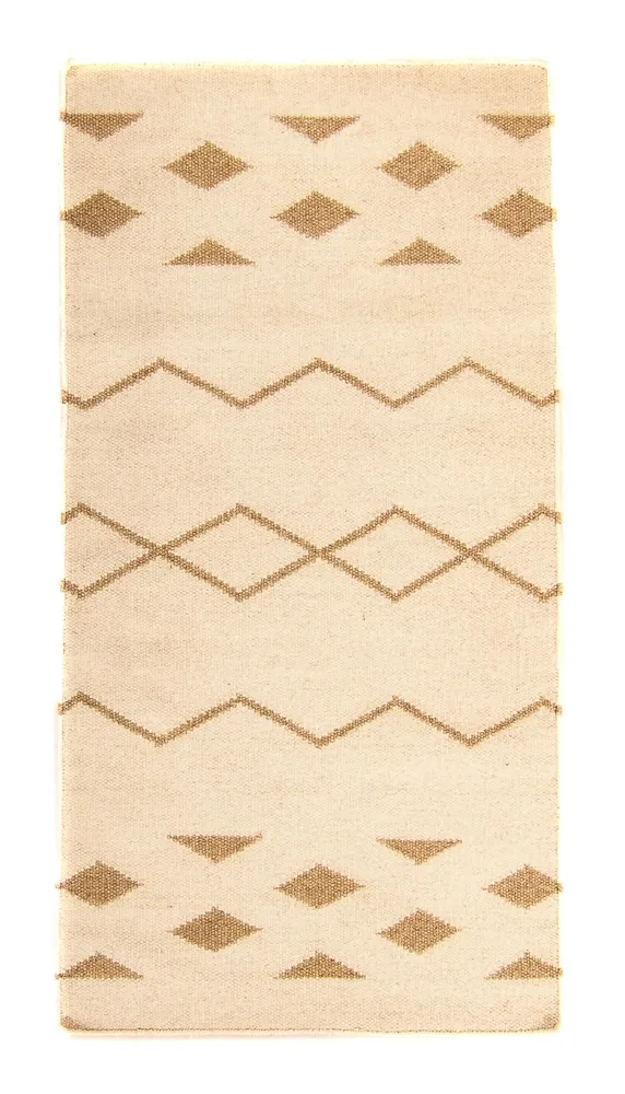 Kelim Teppich - Trendy 150 x 76 cm - beige