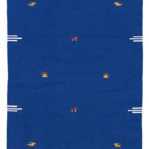 Kelim Teppich - Trendy 180 x 120 cm - blau