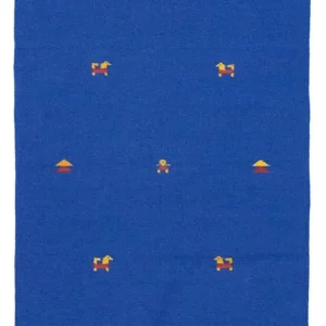 Kelim Teppich - Trendy 180 x 120 cm - blau