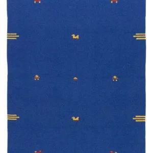 Kelim Teppich - Trendy 180 x 120 cm - blau