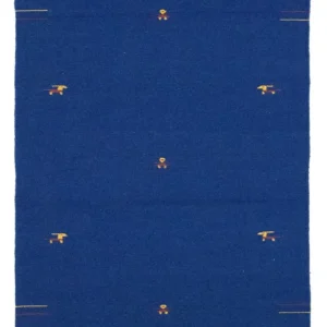 Kelim Teppich - Trendy 180 x 120 cm - blau