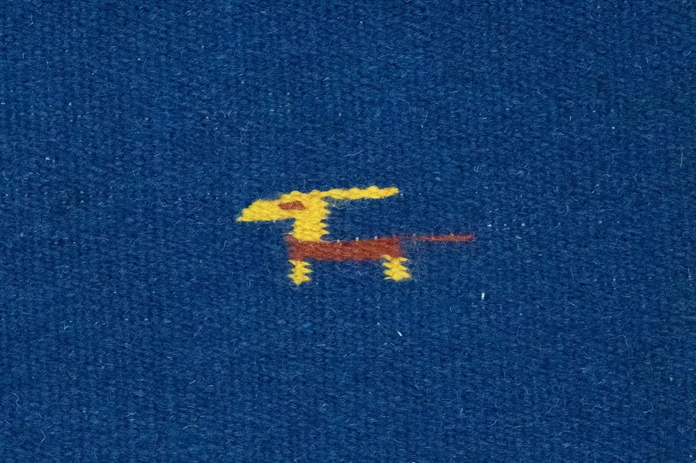Kelim Teppich - Trendy 180 x 120 cm - blau