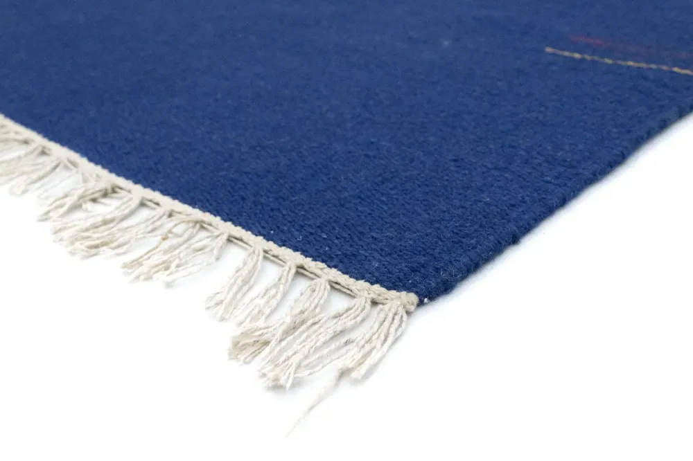 Kelim Teppich - Trendy 180 x 120 cm - blau