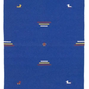 Kelim Teppich - Trendy 180 x 120 cm - blau