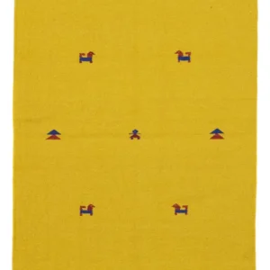 Kelim Teppich - Trendy 180 x 120 cm - gelb