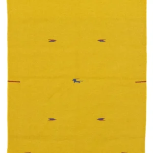 Kelim Teppich - Trendy 180 x 120 cm - gelb