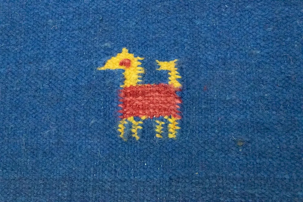 Kelim Teppich - Trendy 200 x 140 cm - blau
