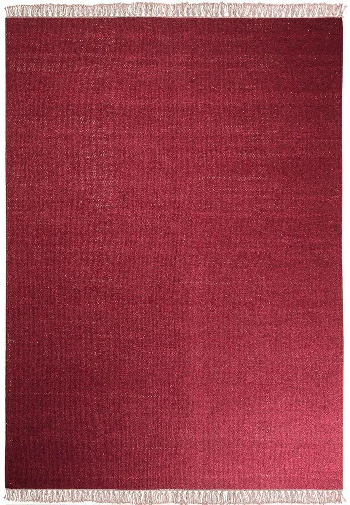 Kelim Teppich - Trendy 200 x 140 cm - dunkelrot