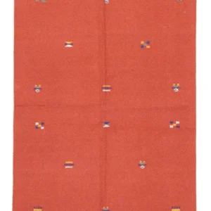 Kelim Teppich - Trendy 200 x 140 cm - orange