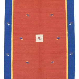 Kelim Teppich - Trendy 200 x 140 cm - orange