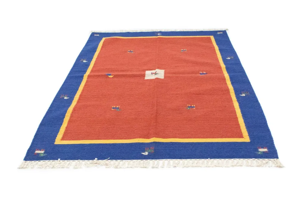 Kelim Teppich - Trendy 200 x 140 cm - orange