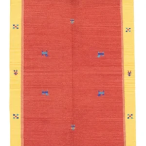 Kelim Teppich - Trendy 200 x 140 cm - rot