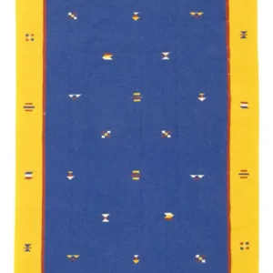 Kelim Teppich - Trendy 300 x 200 cm - blau