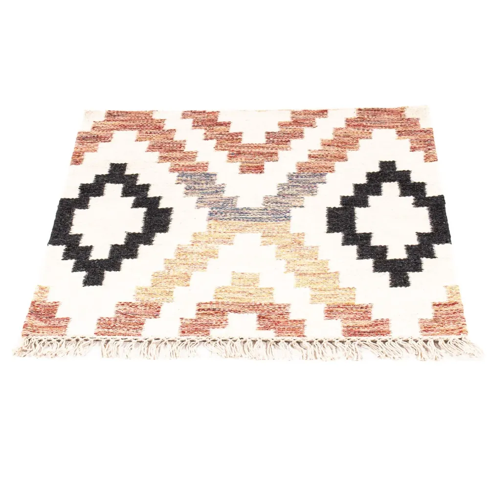 Kelim Teppich - Trendy 69 x 67 cm - beige