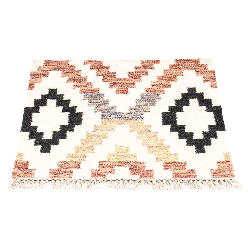 Kelim Teppich - Trendy 69 x 67 cm - beige