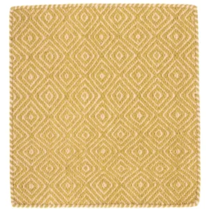Kelim Teppich - Trendy 47 x 43 cm - gold