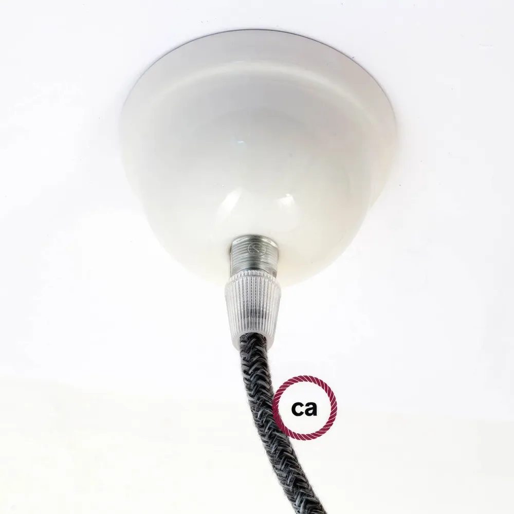 Kit base de teto em cerâmica Mini - Branco