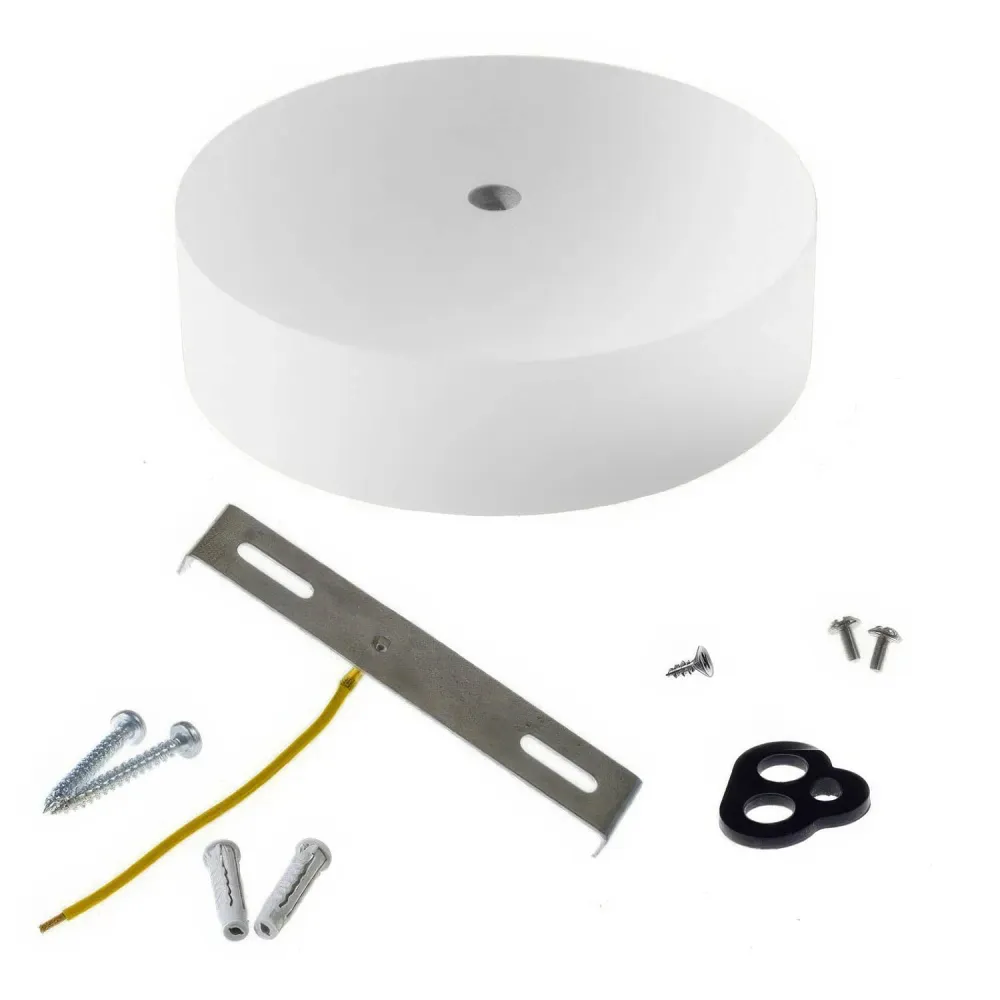Kit base de teto em madeira - Branco