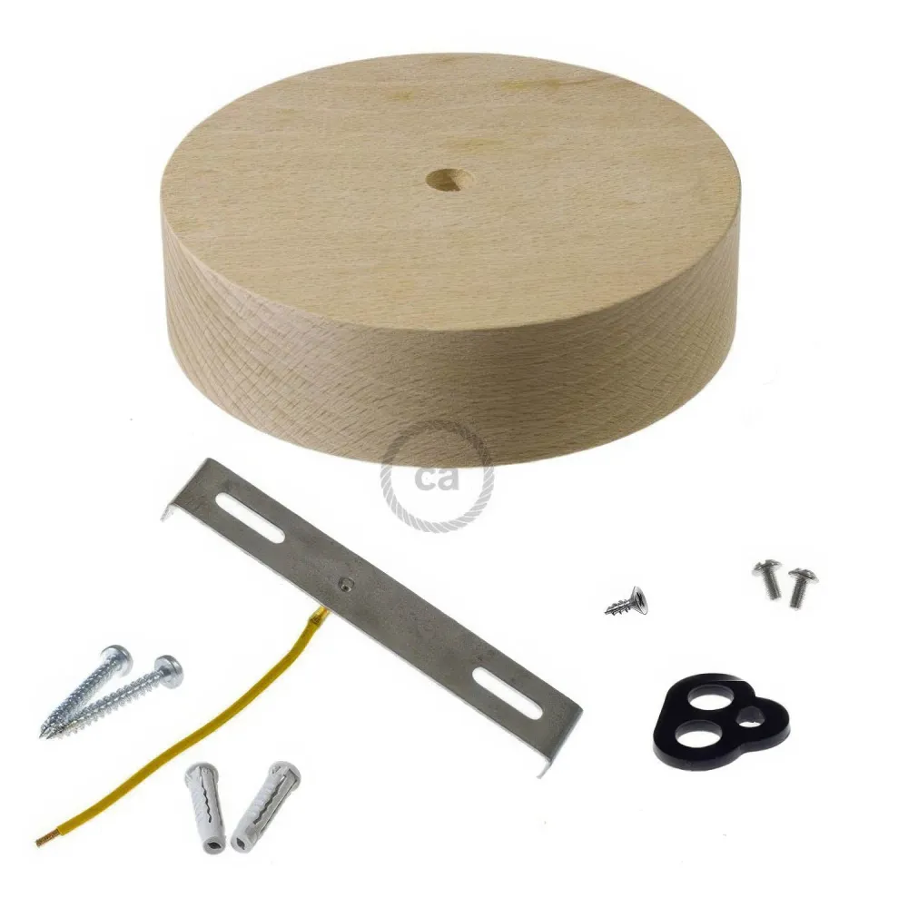 Kit base de teto em madeira - Neutro