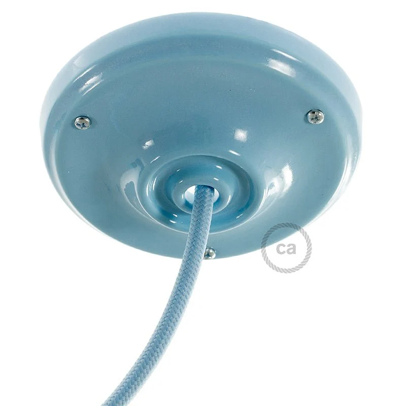 Kit base de teto em porcelana - Azul