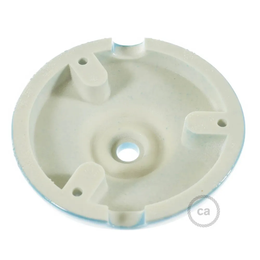 Kit base de teto em porcelana - Azul