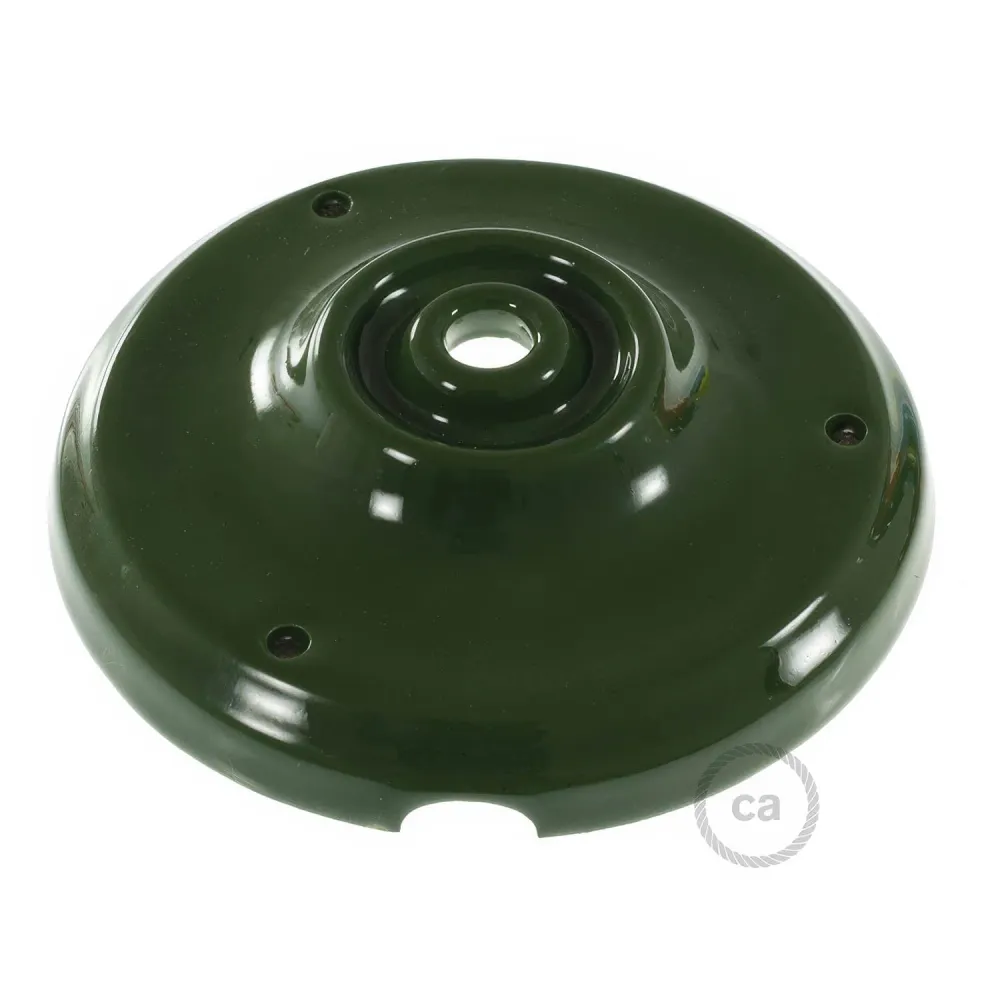 Kit base de teto em porcelana - Verde
